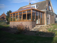 photo of completed conservatory